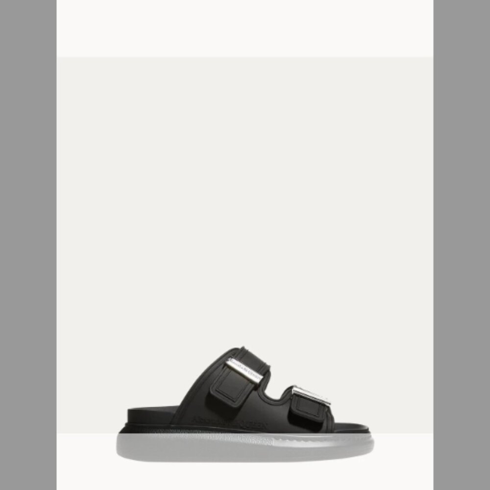 McQueen NIB Hybrid Slide Sandals (ORIG. $395) w/tax (SIZE 9.5) BLACK